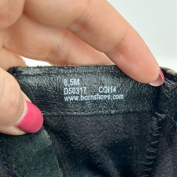 Born Gray Suede Pull On Ankle Booties Size 8.5M Casual Chic Fall Comfort - Picture 14 of 15